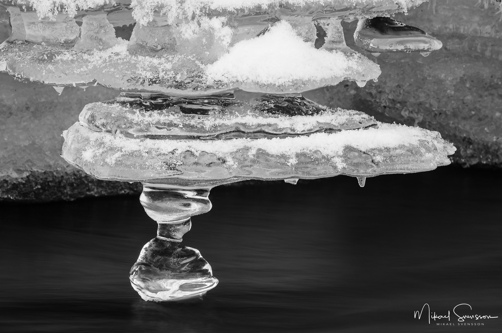 Is i Grövlan, Dalarna.