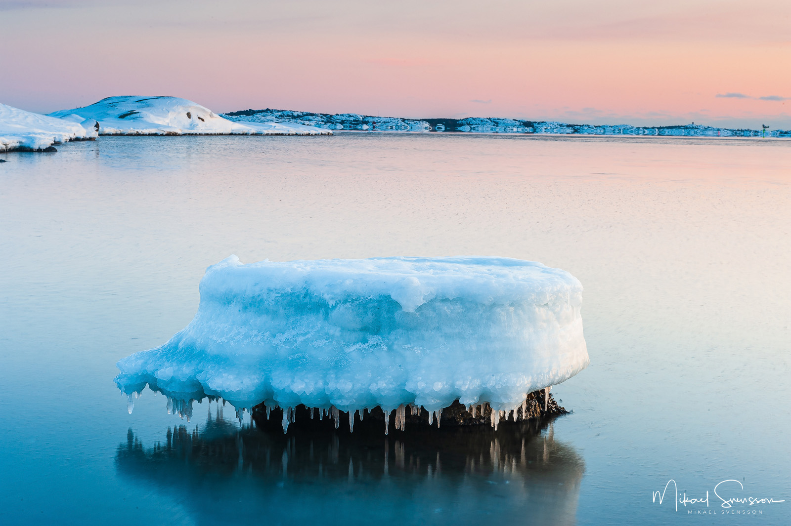 Krossholmen i vinterskrud, Göteborg
