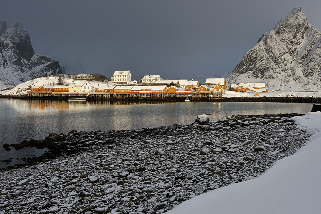 Sakrisøy, Lofoten, Nordland, Norge.