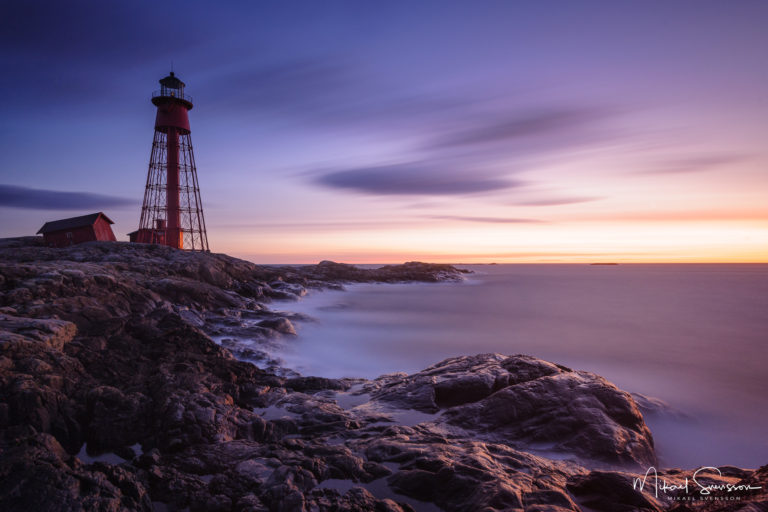 Fyren Pater Noster vid Hamneskär, Bohuslän.