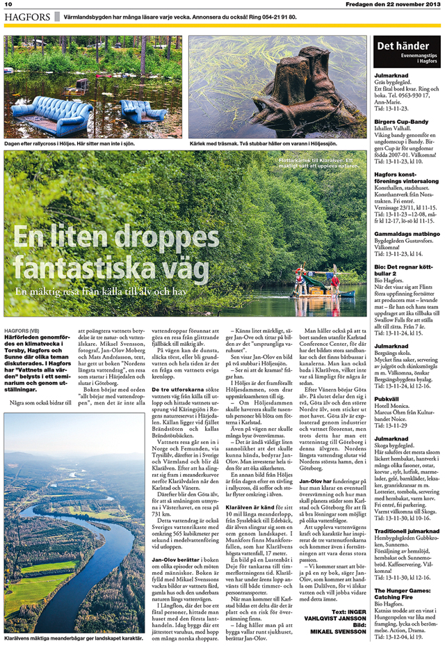 En liten droppes fantastiska väg