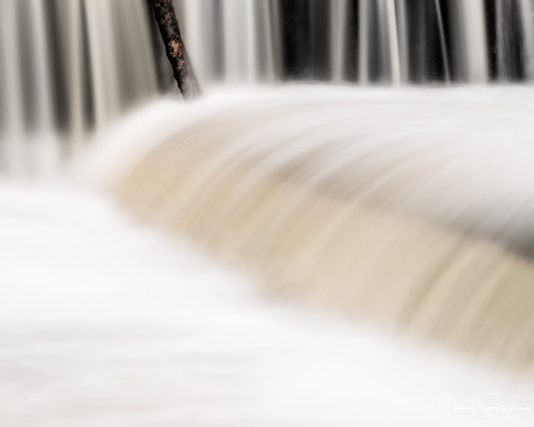 Forsande vatten vid Lärjeåns vattenfall, Göteborg.