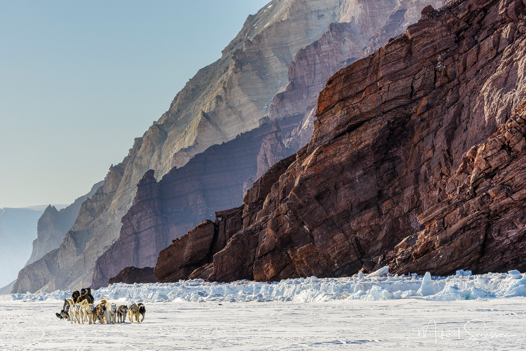 Hundsläde i Grönland. Foto: Mikael Svensson
