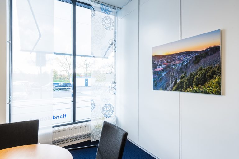 Utsmyckning av Handelsbanken Mölndal. Foto: Mikael Svensson, www.mikaelsvensson.com