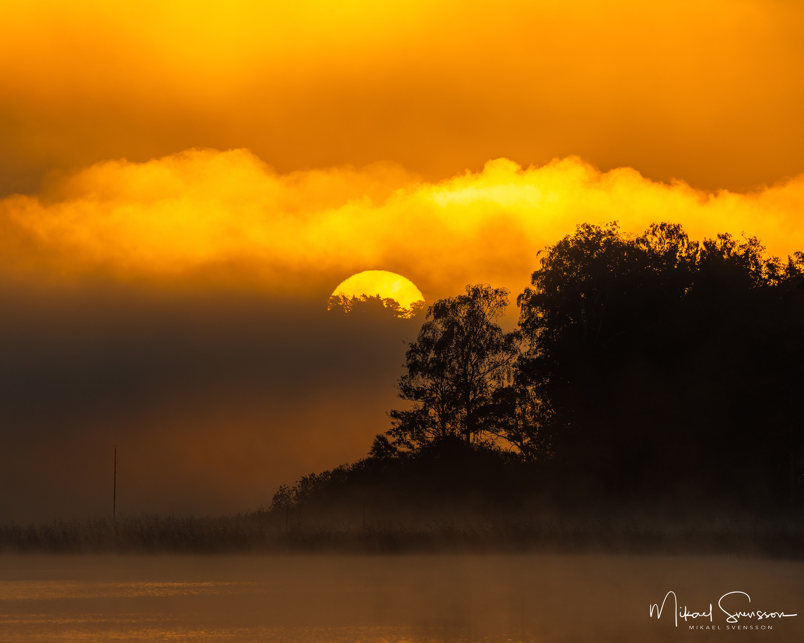 Soluppgång vid Rådasjön