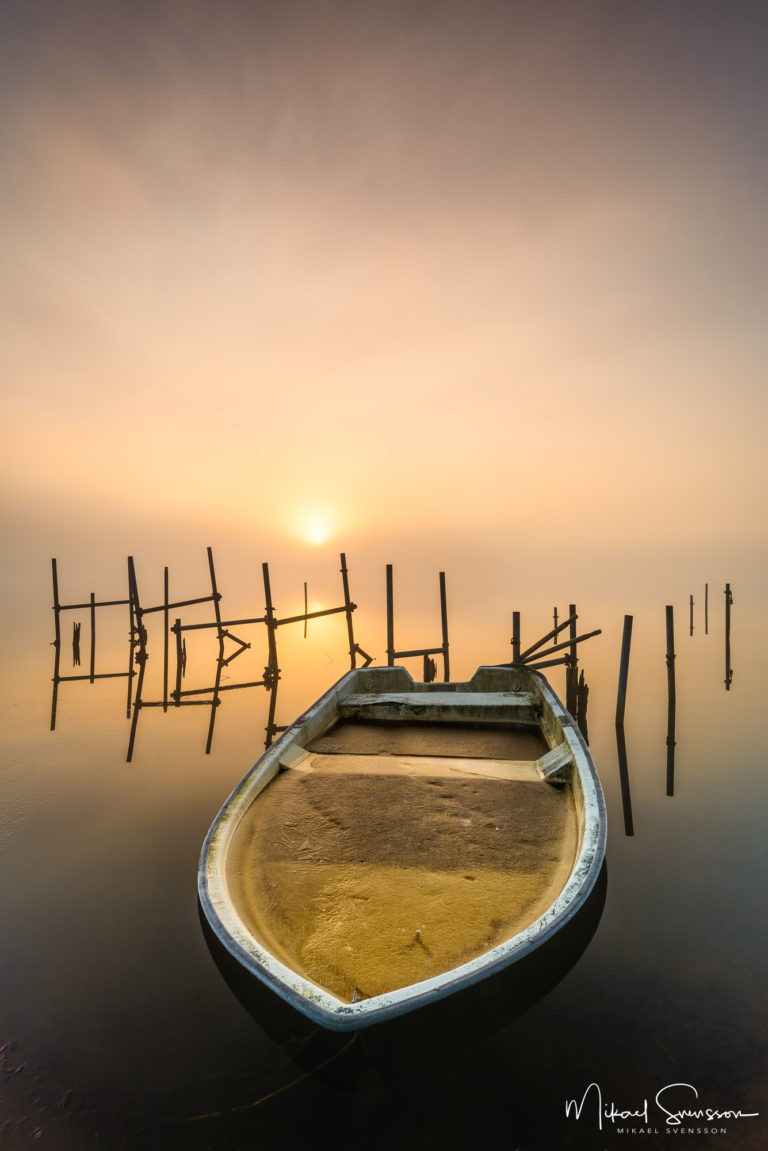 Soluppgång vid Stensjön, Mölndal