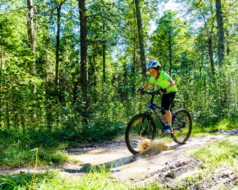 MTB på Kinnekulle. Foto: Mikael Svensson