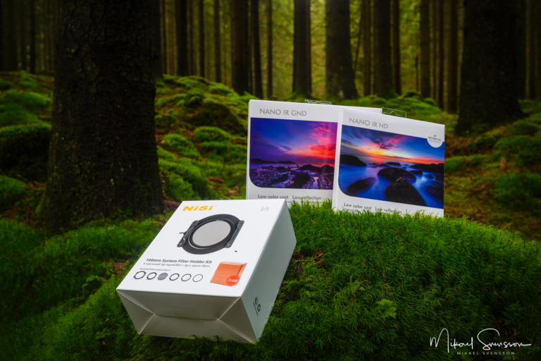 NiSi filter och filtergållare. Foto: Mikael Svensson