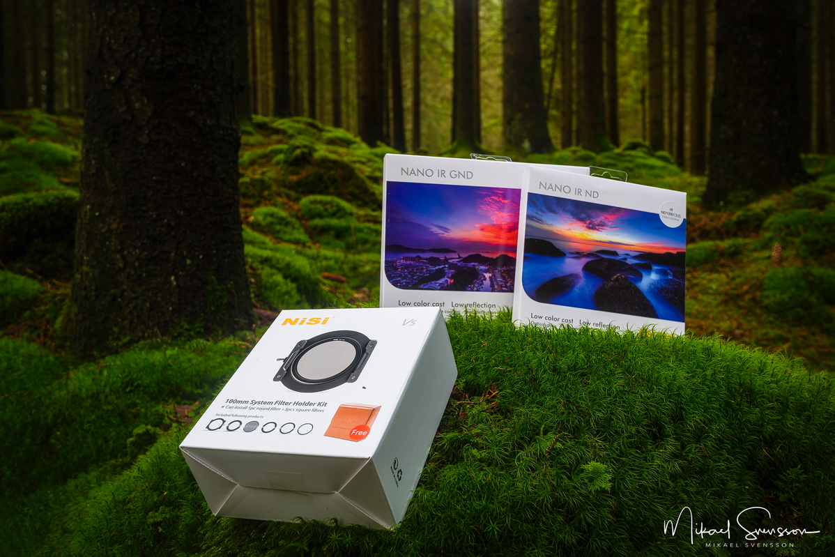 NiSi filter och filtergållare. Foto: Mikael Svensson