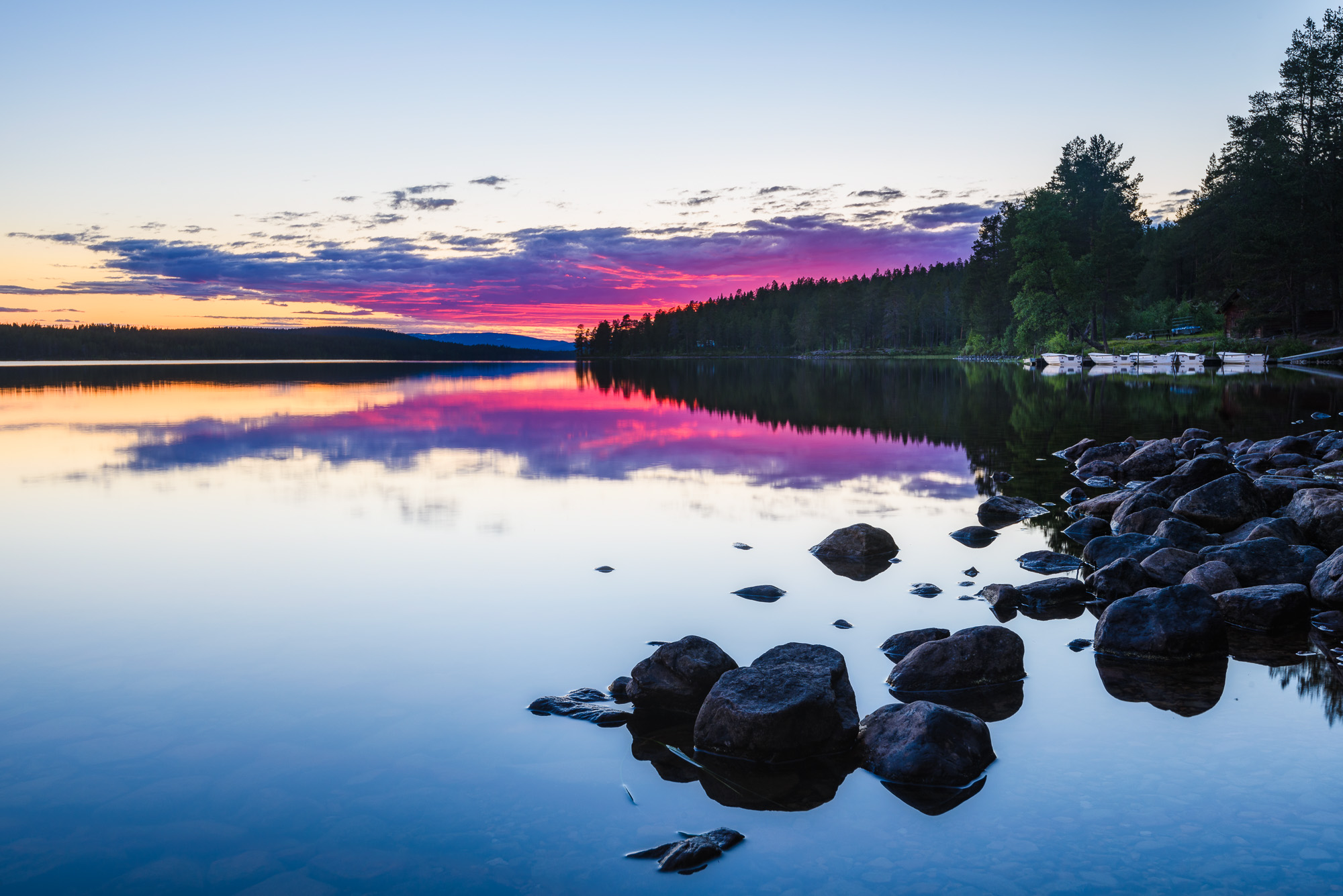 Burusjön, Dalarna, Sweden.