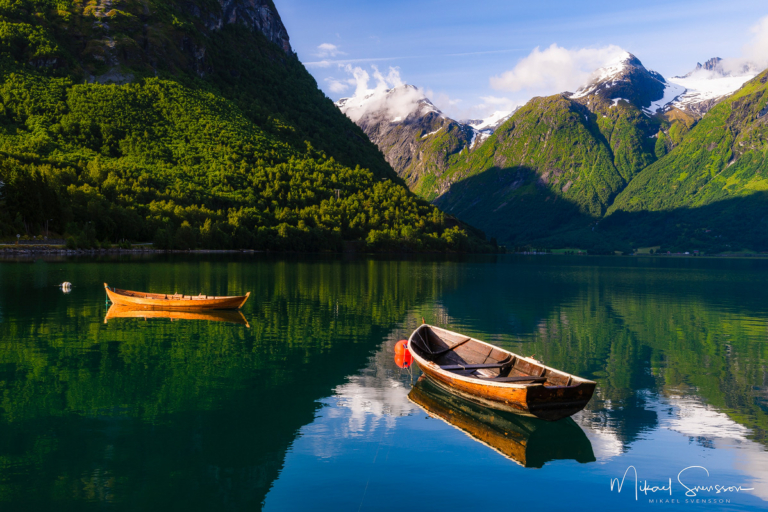 Oppstrynsvatnet, Hjelle, Norge. Foto: Mikael Svensson, www.mikaelsvensson.com