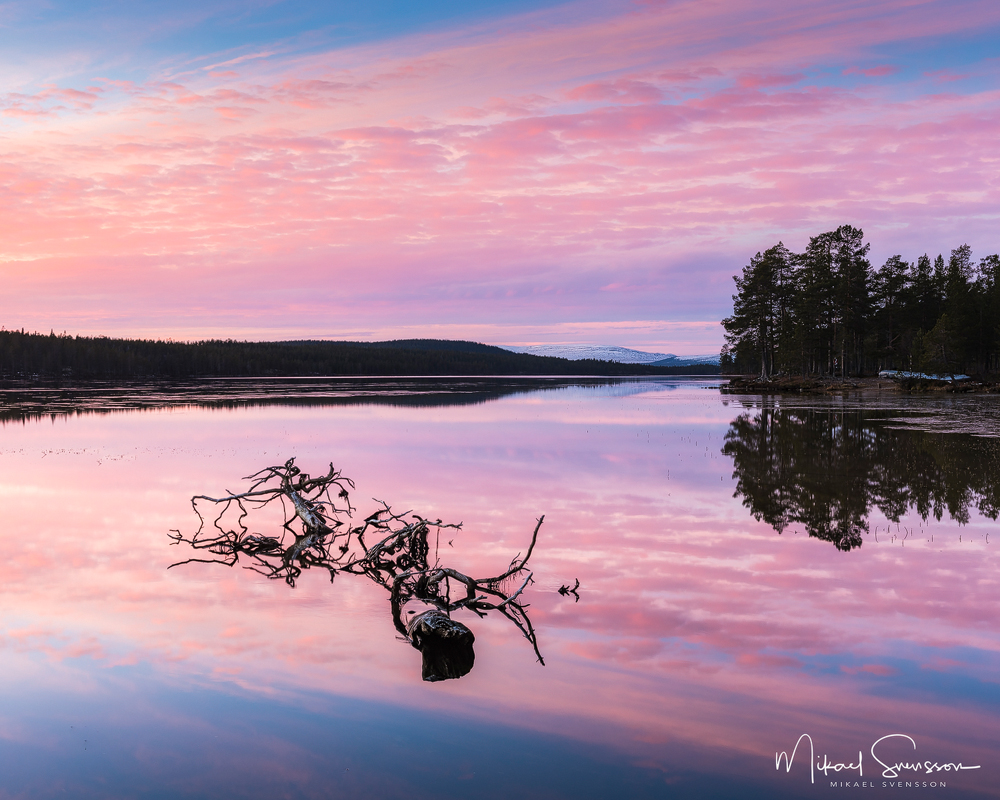 Burusjön, Dalarna. Foto: Mikael Svensson, www.mikaelsvensson.com