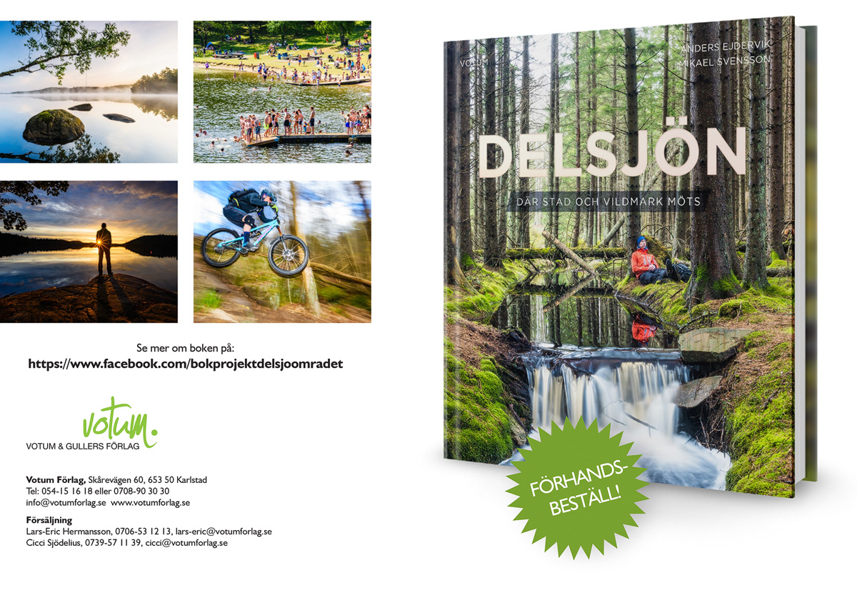 Delsjön där stad och vildmark möts.