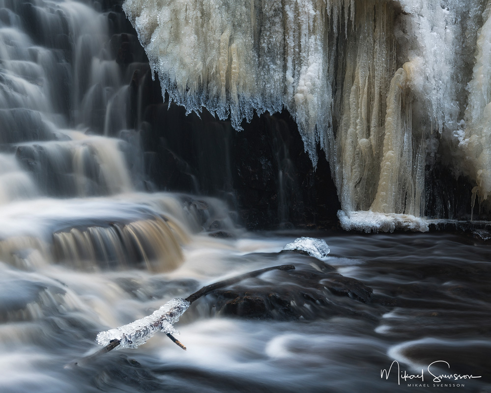 Byklevsfallet, Hunneberg. Foto: Mikael Svensson, www.mikaelsvensson.com