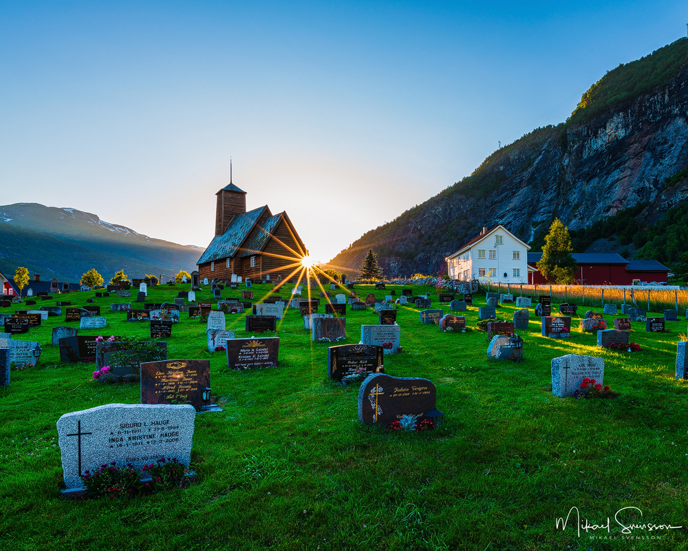 Gaupne kyrka, Sogn of Fjordane, Norge.