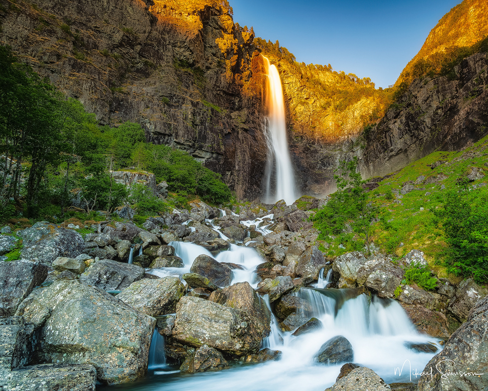 Feigefossen, Sogn of Fjordane, Norge. Foto: Mikael Svensson, www.mikaelsvensson.com