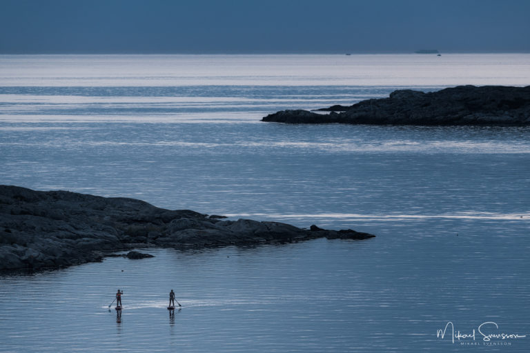 SUP vid Vallda Sandö, Halland, Sweden. Foto: Mikael Svensson, www.mikaelsvensson.com
