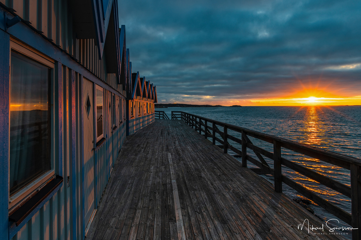 Solnedgång vid Hovås, Göteborg. Foto: Mikael Svensson