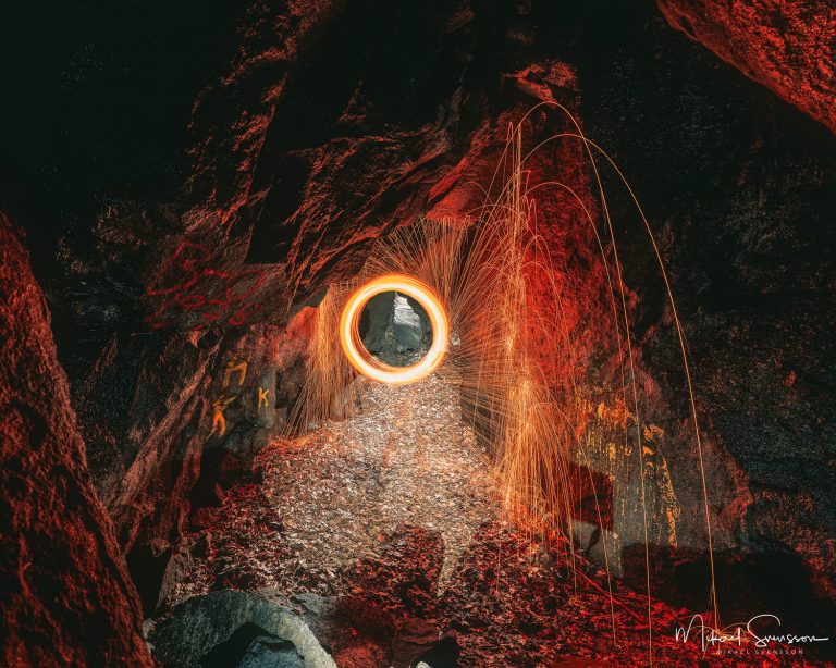 Börsås grotta, Hällesåker, Mölndal. Foto: Mikael Svensson, www.mikaelsvensson.com