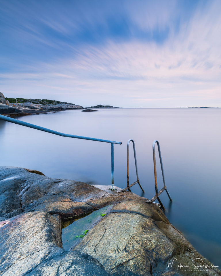 Badtrappa vid Stora Amundön