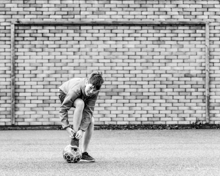 Pojke vid Västerbergsskolan, Bifrost, Mölndal.