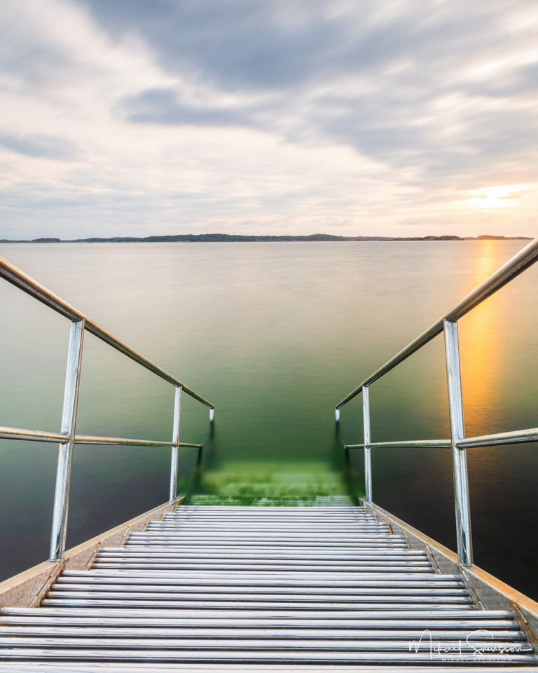 Badtrappa vid Fiskebäck, Göteborg. Foto: Mikael Svensson, www.mikaelsvensson.com