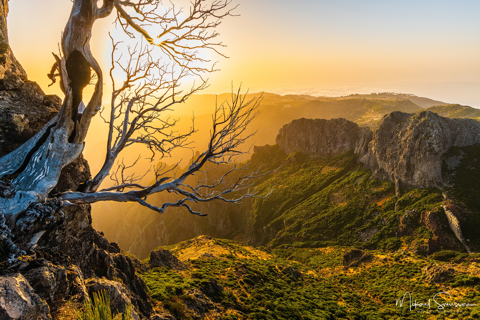 Sunrise at Pico do Arieiro, Madeira.