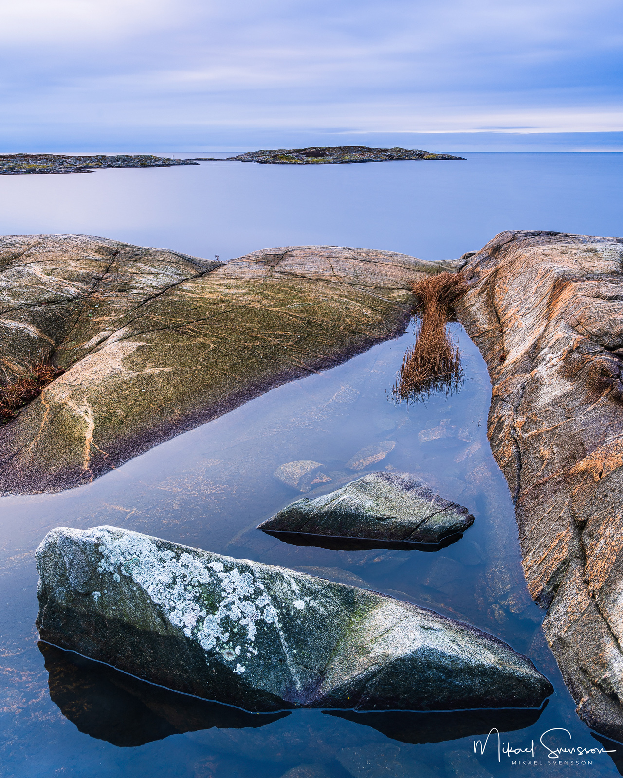 Kustmotiv vid Lerkil