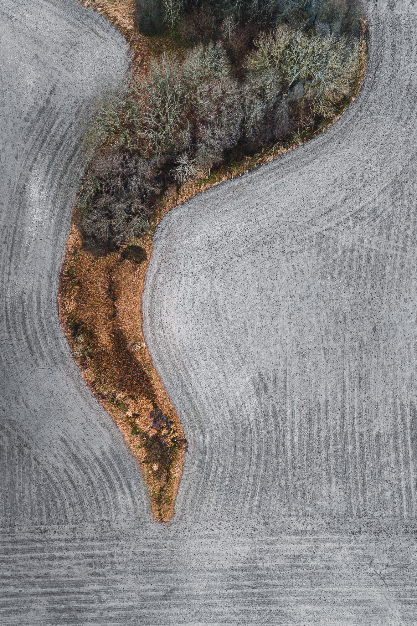 Flygbild vid Kåhög, Partille kommun.