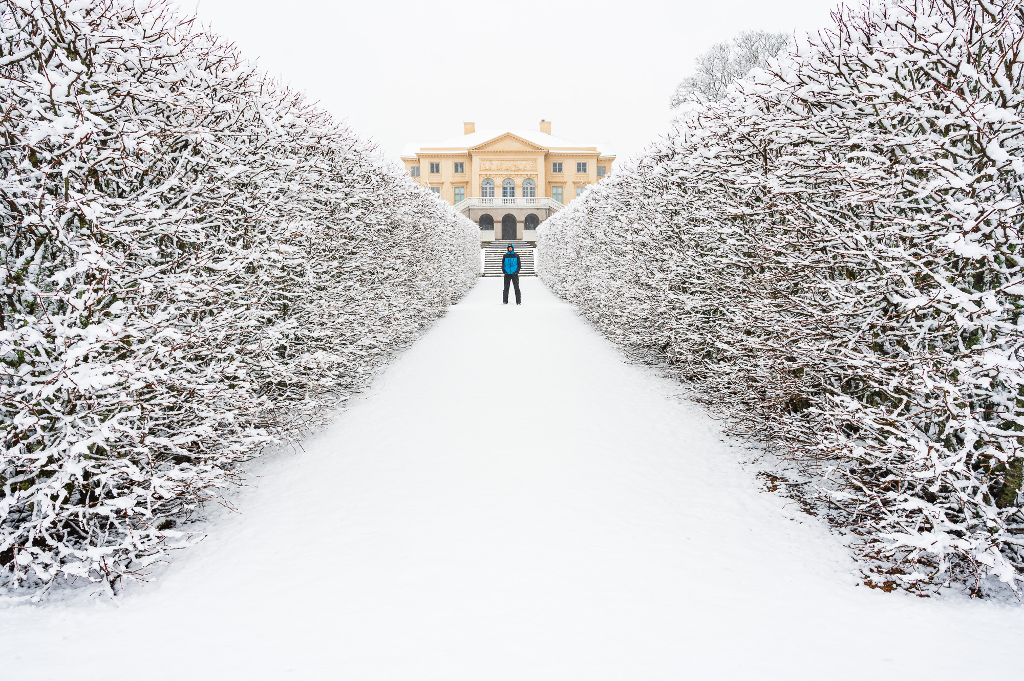 Vinter vid Gunnebo Slott