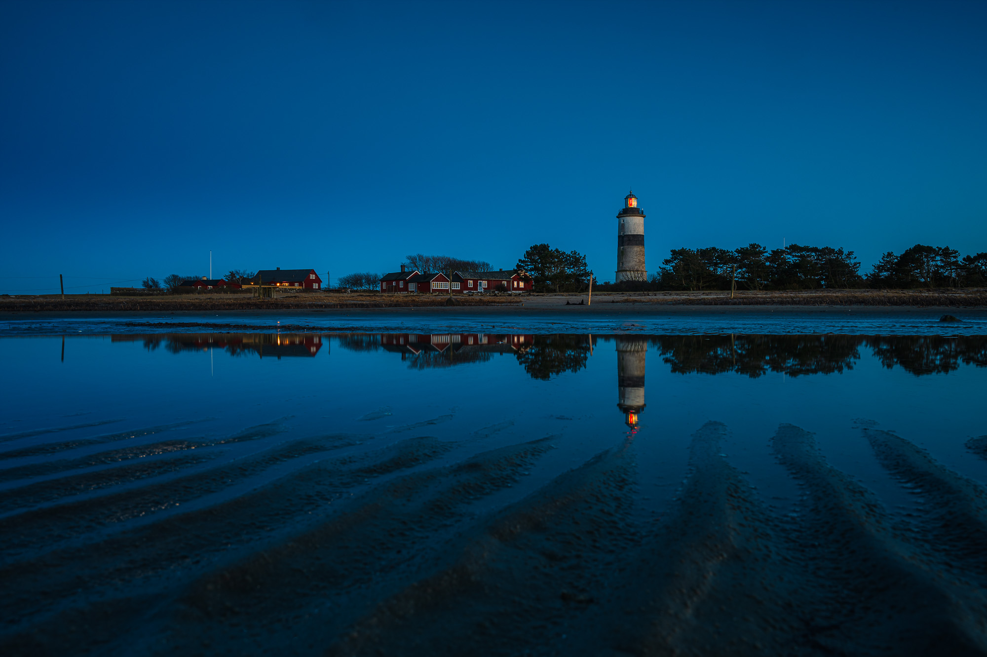 Fyr vid Morups Tånge, Halland.