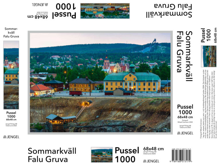 Sommarkväll Falu Gruva pussel 1000 bitar