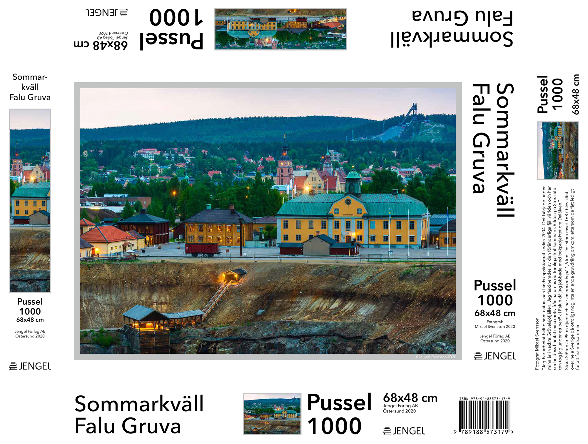Sommarkväll Falu Gruva pussel 1000 bitar