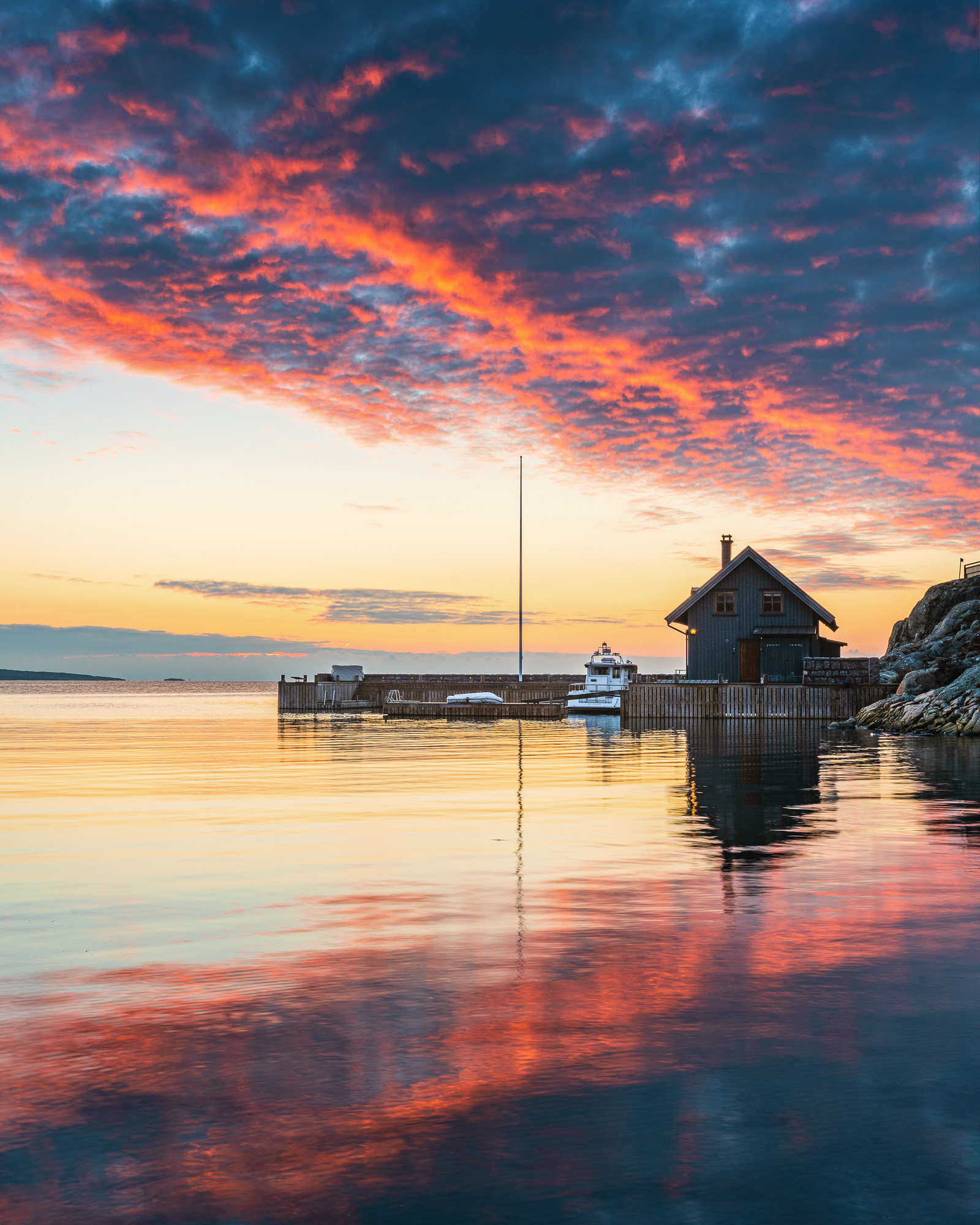 Solnedgång vid Särö