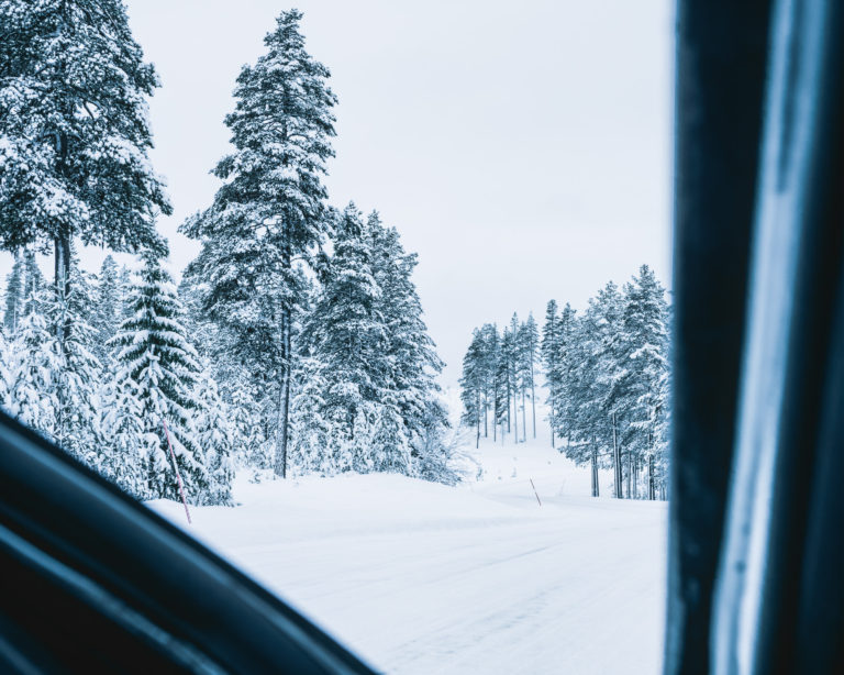 Väg W1058 mellan Idre och Grövelsjön