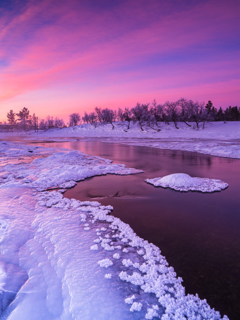 Gryning vjd Grövlan, Grövelsjöfjällen.