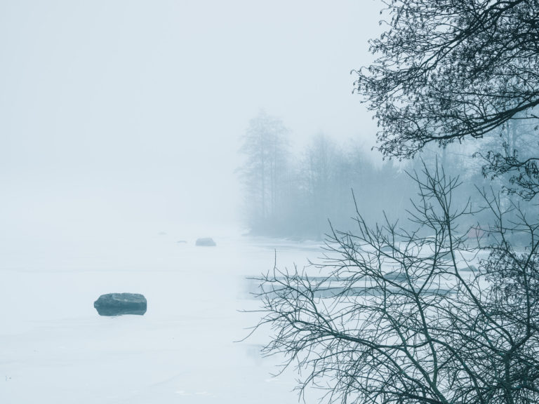 Dimma vid Västra Ingsjön, Mölndal.