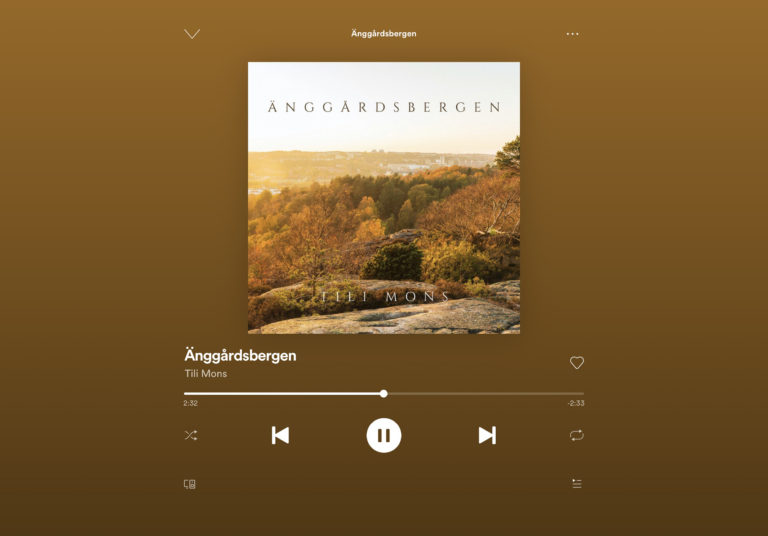 Änggårdsbergen på Spotify