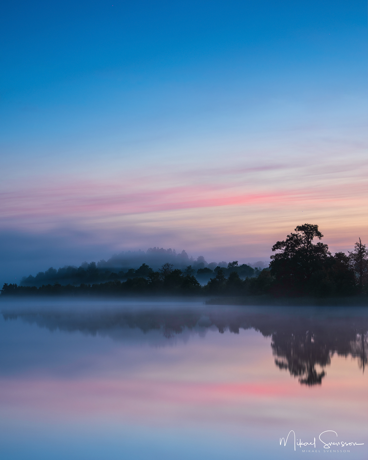 Soluppgång vid Sävelången, Nääs.