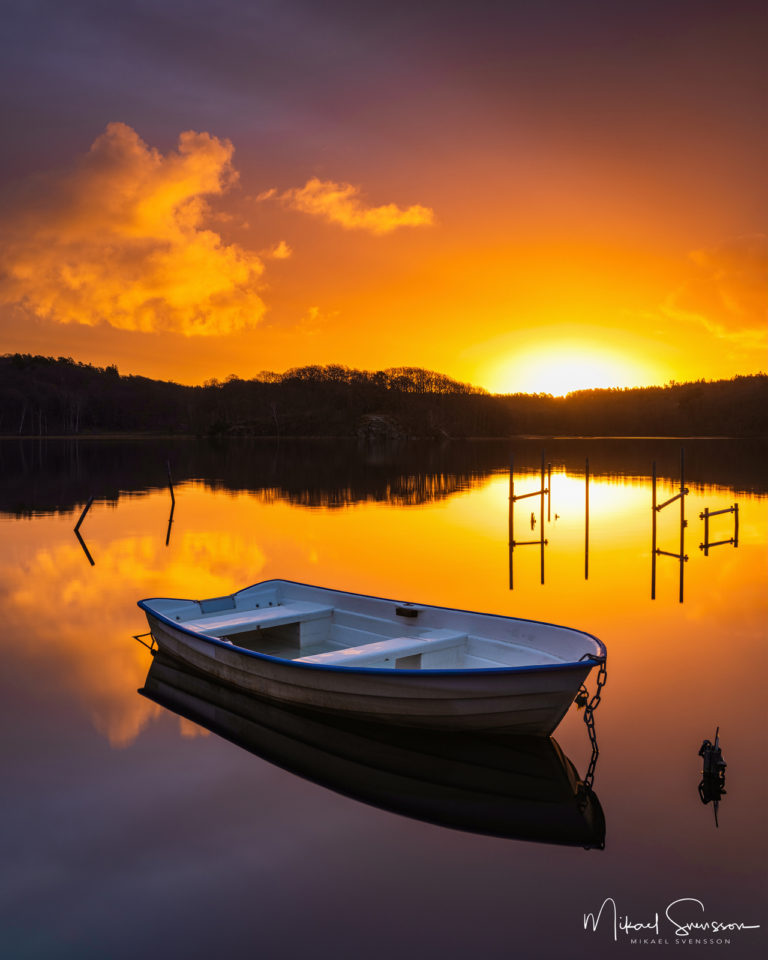 Soluppgång vid Stensjön