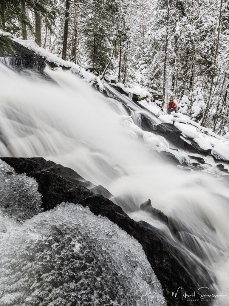 Vattenfall vid Tvärån, Härryda kommun