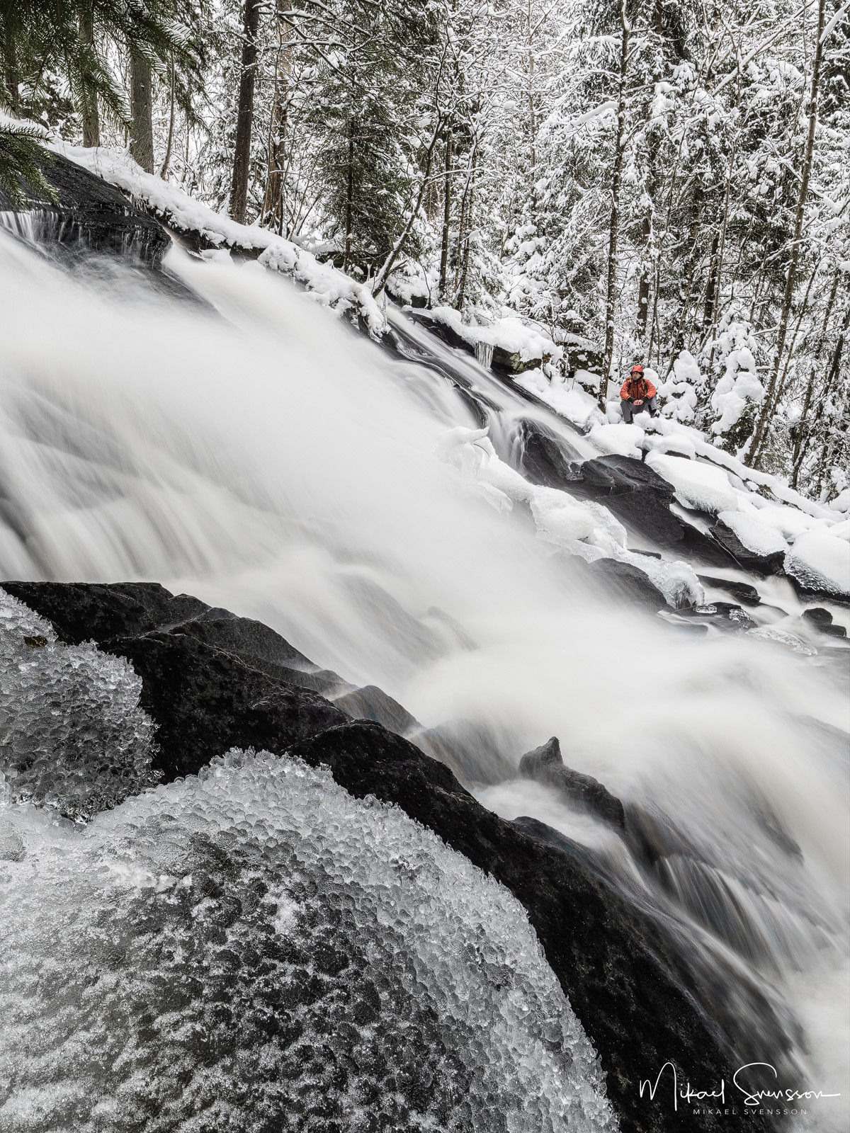Vattenfall vid Tvärån, Härryda kommun