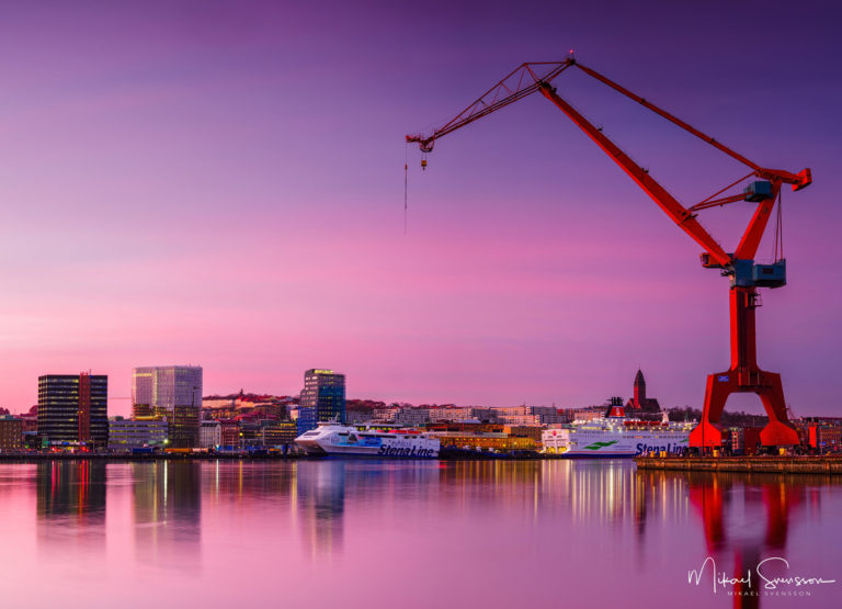 Gryningsljus i Göteborg