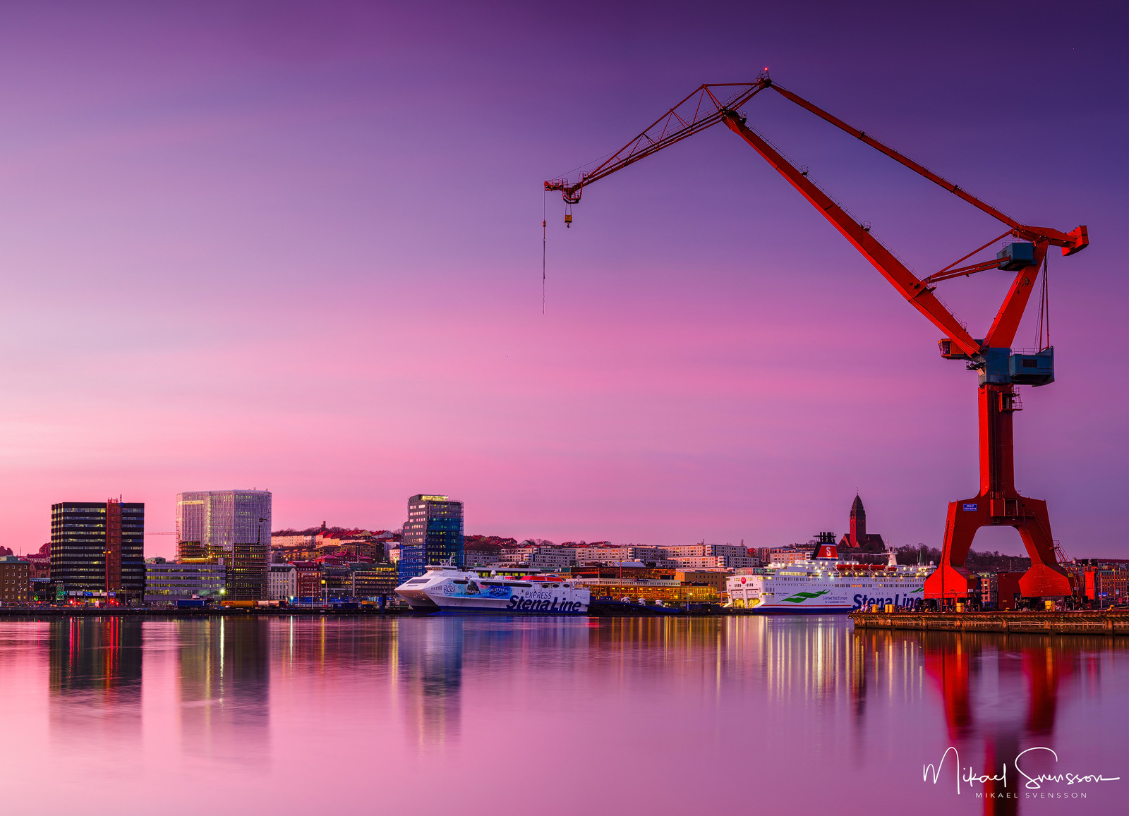 Gryningsljus i Göteborg