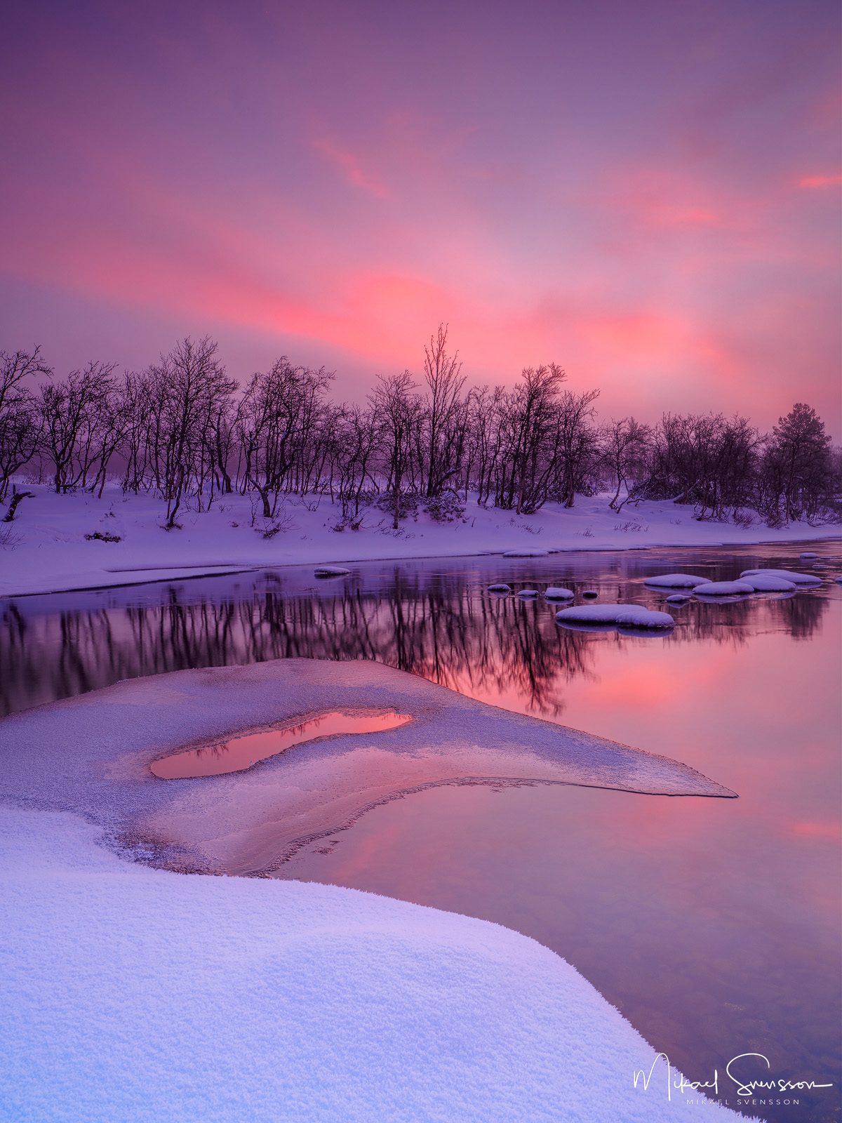 Gryningsljus vid Grövlan