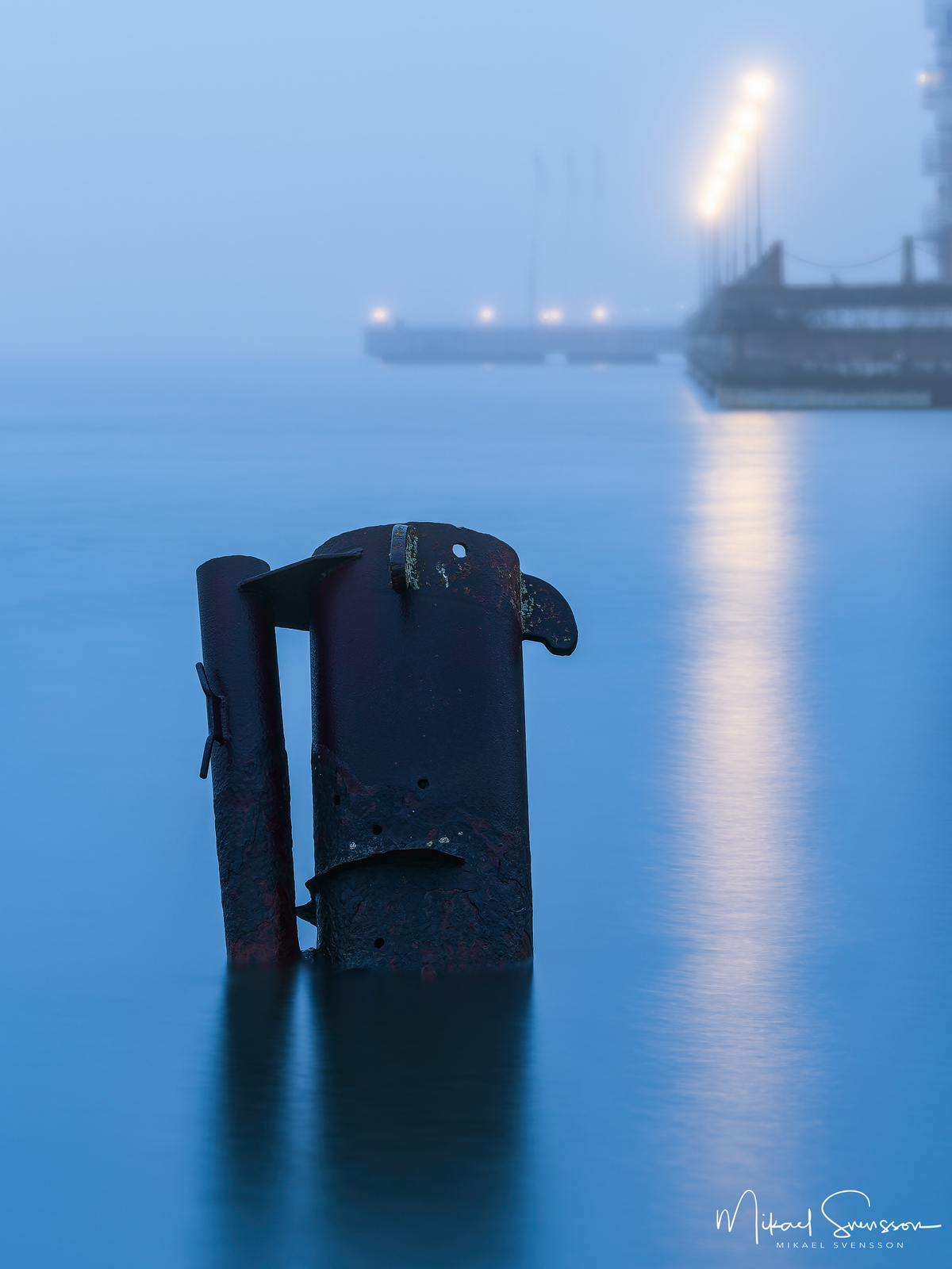 Dimma vid Lindholmen, Göteborg.