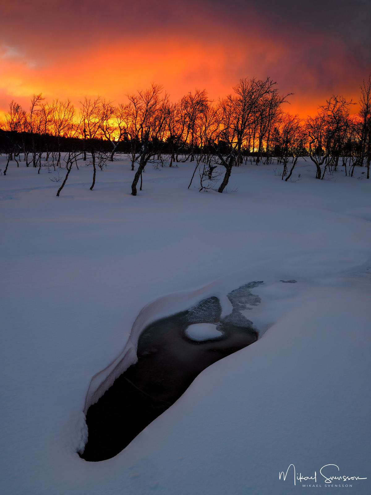 Soluppgång vid Grövlan.