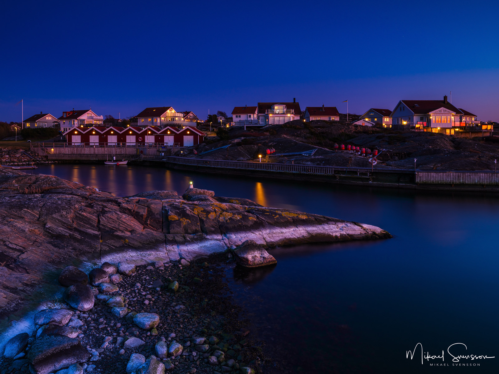 Skymning vid Nötö, Torslanda.