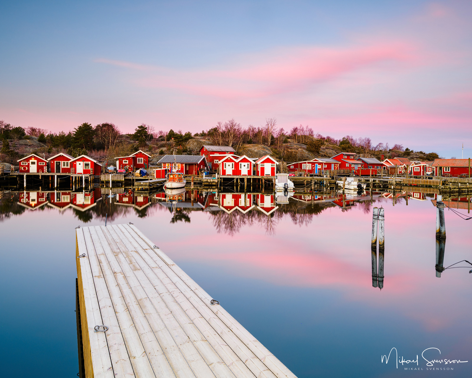 Gryning vid Önnereds brygga