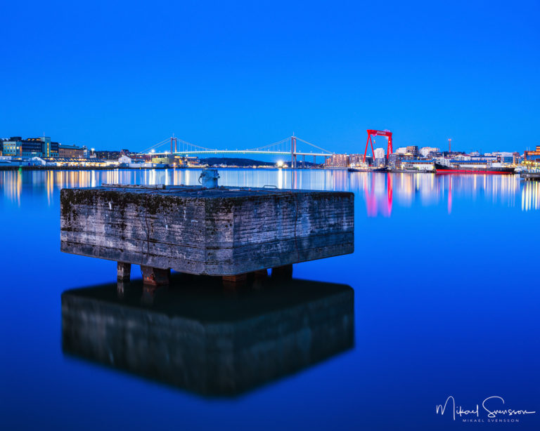 Morgon vid Göta Älv, Hisingen, Göteborg.